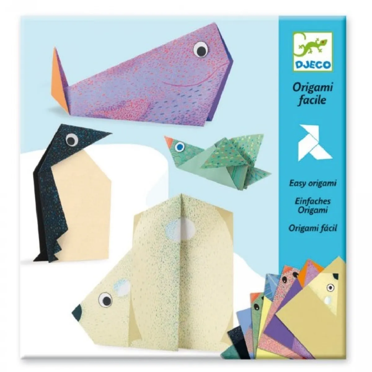 Djeco Kit Origami Facile Enfant - 16 Pièces