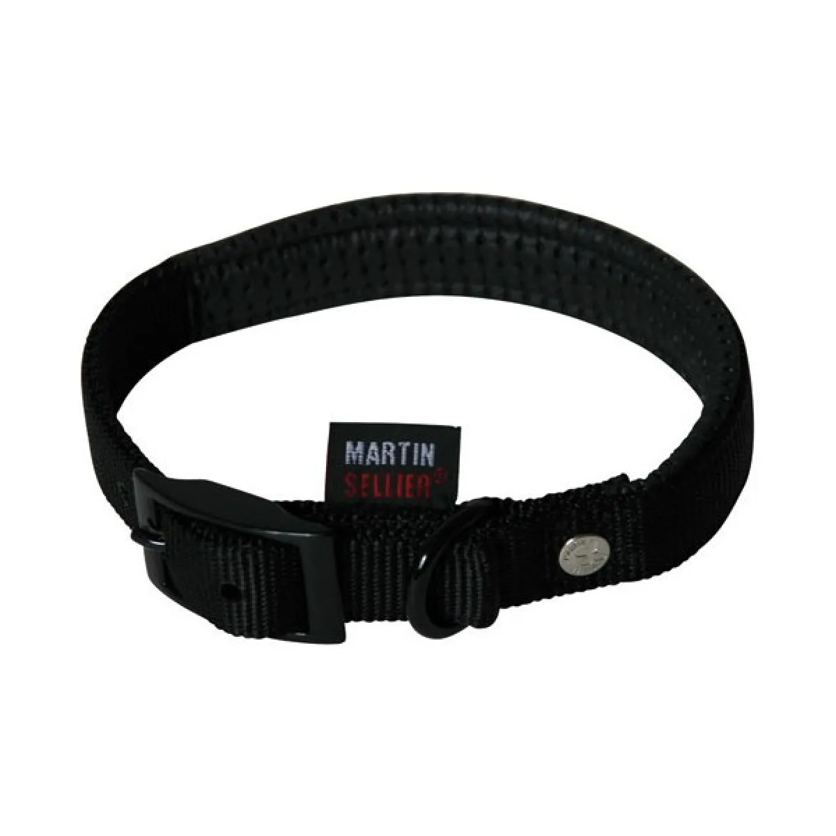 Collier Chien - Martin Sellier Collier droit Confort Noir - 55 x 2,5 cm