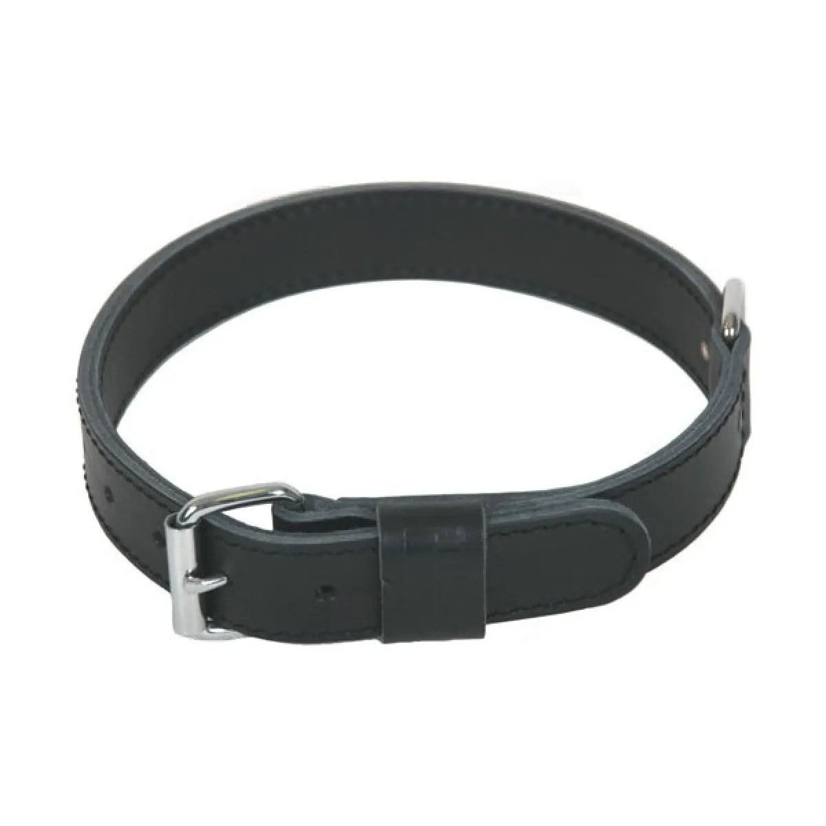 Martin Sellier Collier Cuir Noir 65cm Martin Sellier Collier Cuir Noir 65cm