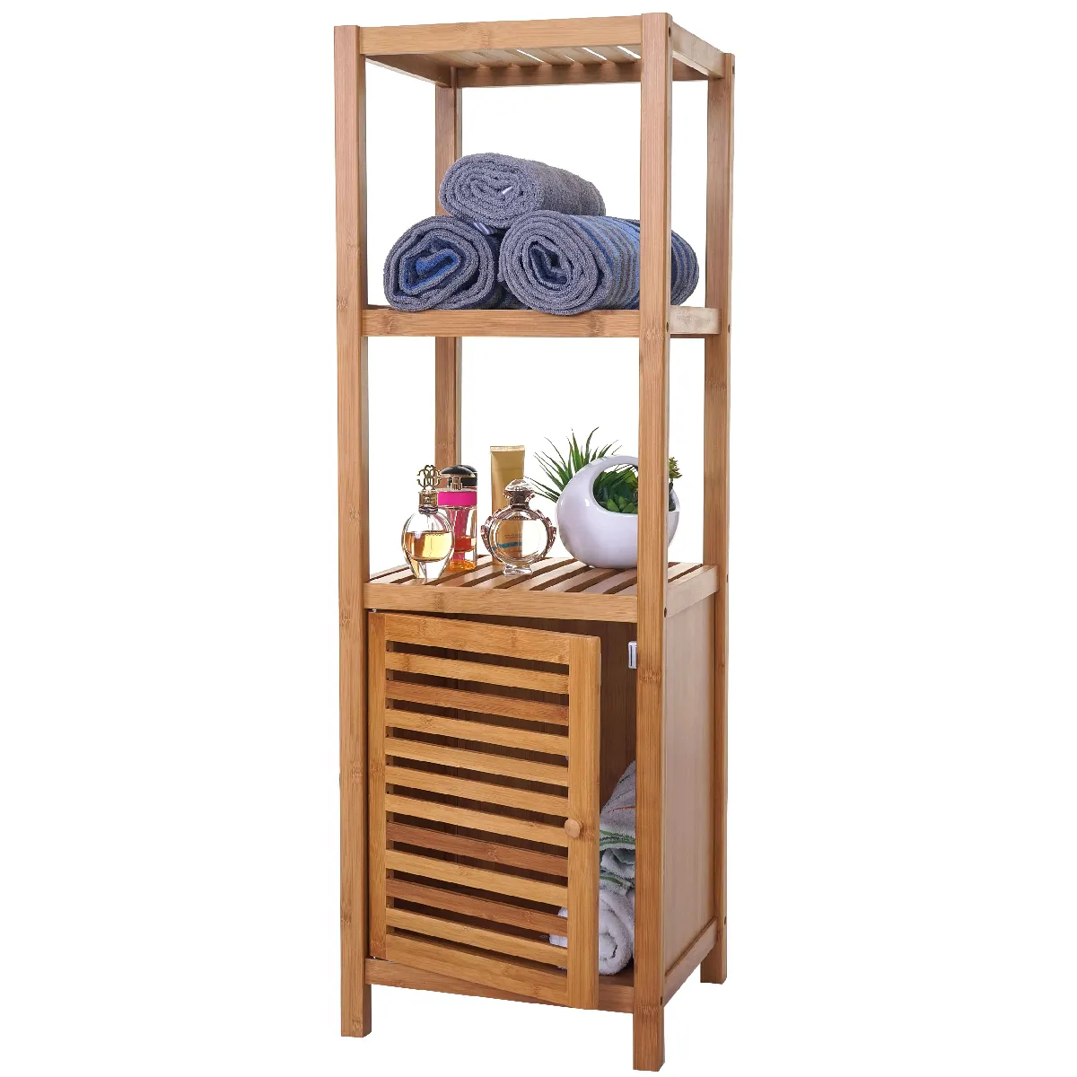 Mendler Colonne de salle de bain - Bois