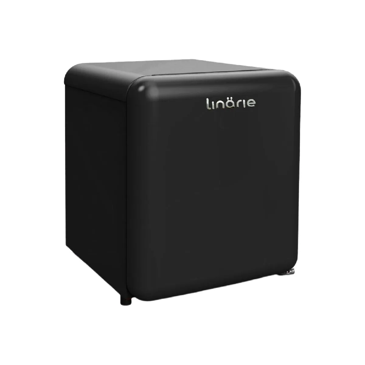LINARIE Chatel mini r&eacute;frig&eacute;rateur cube vintage  lk48mbblack 46 litres noir