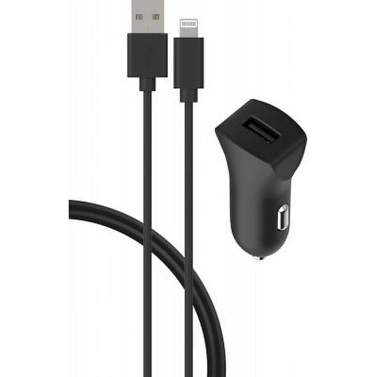 BIGBEN connected - Chargeur allume-cigare pour voiture - iPhone - Lightning - 2.4 A - Noir - Image 3