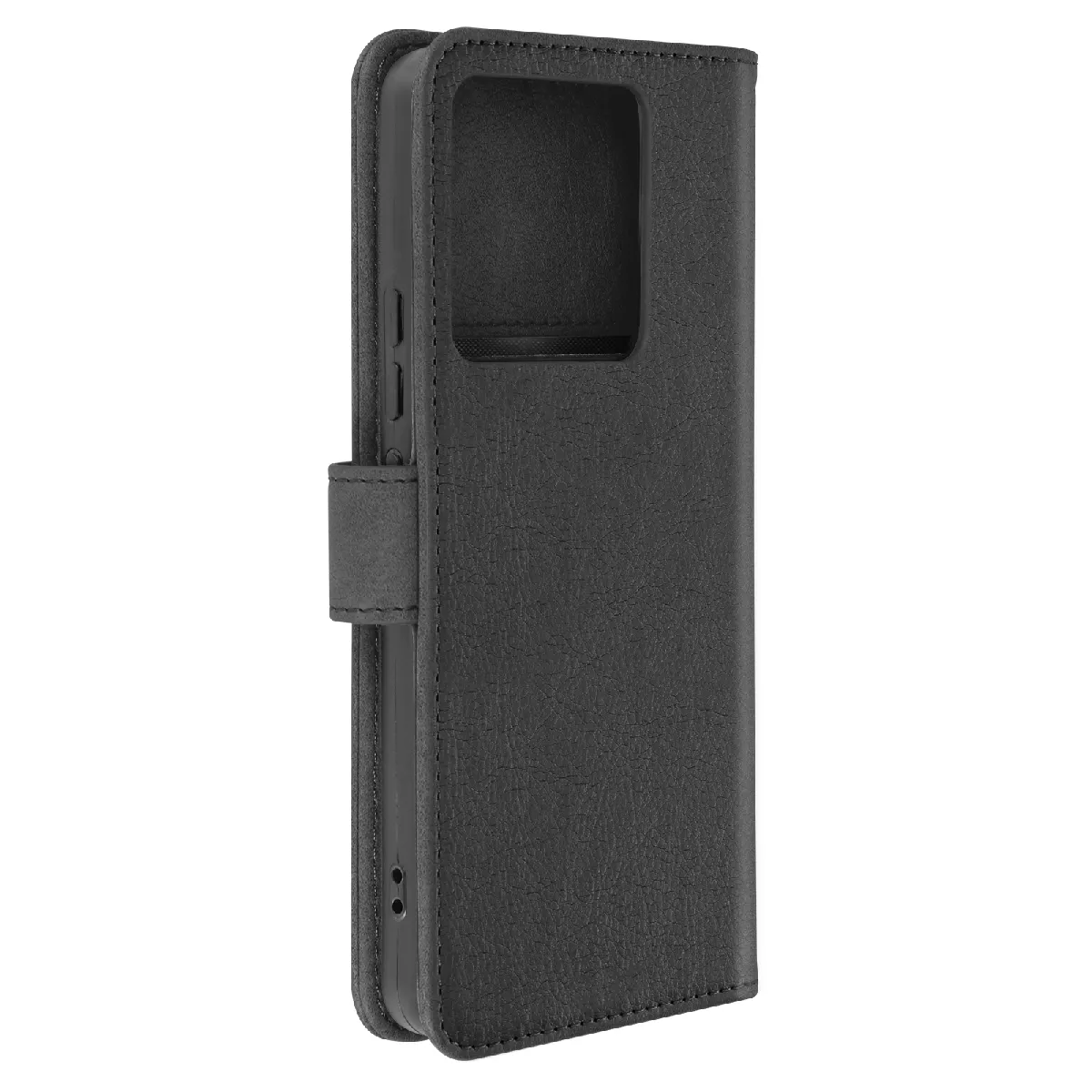 Avizar Noir Étui Pour Xiaomi Redmi Note 13 Pro 5G Portefeuille Et Support Vidéo