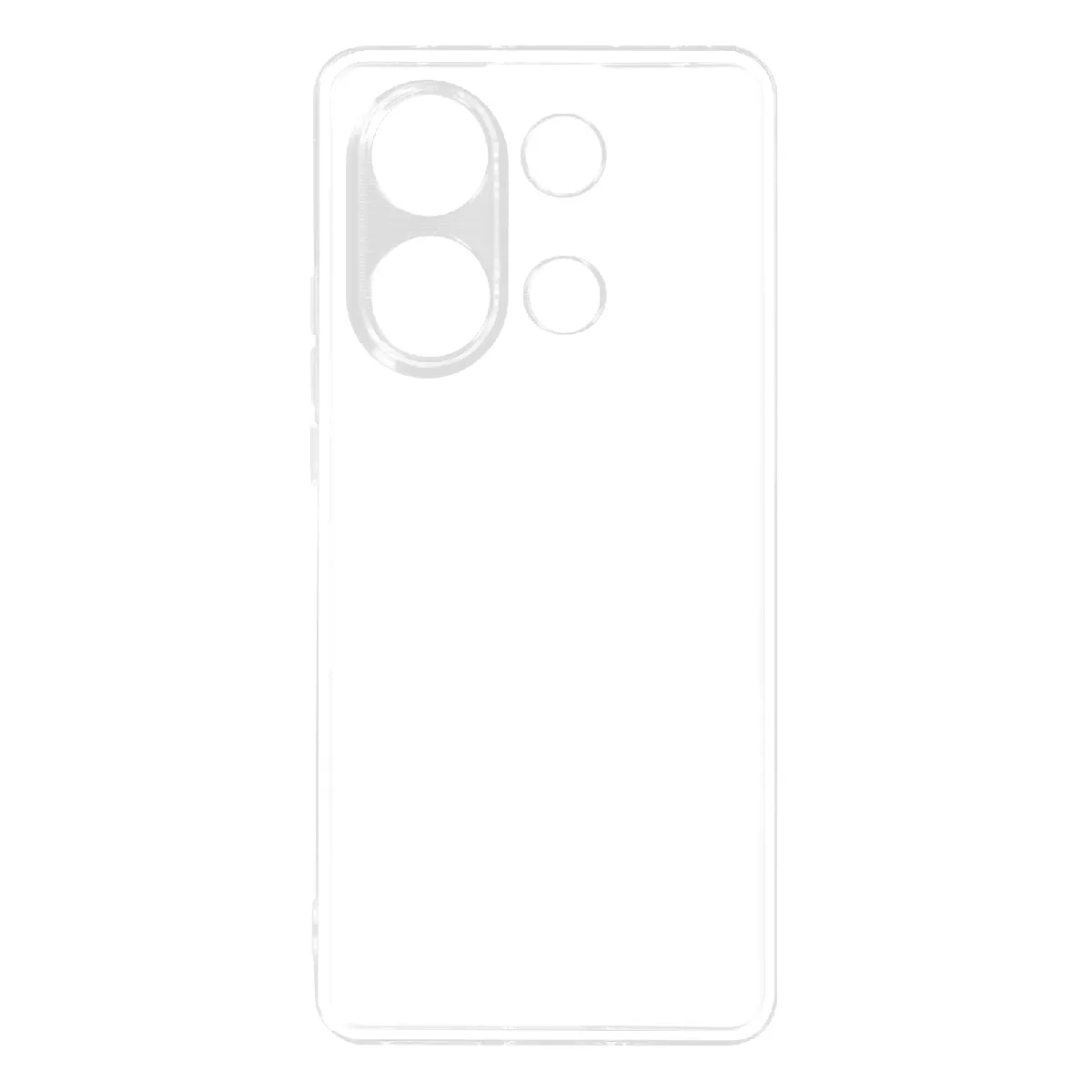 Avizar Coque Pour Xiaomi Redmi Note 13 Pro 4G Silicone Souple Design Fin Transparent