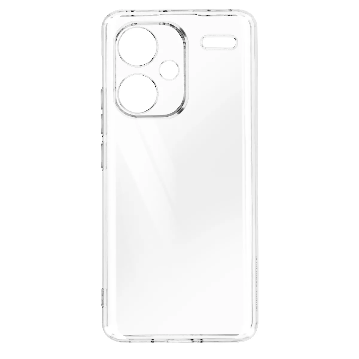Avizar Coque Pour Xiaomi Redmi Note 13 Pro Plus Silicone Souple Design Fin Transparent