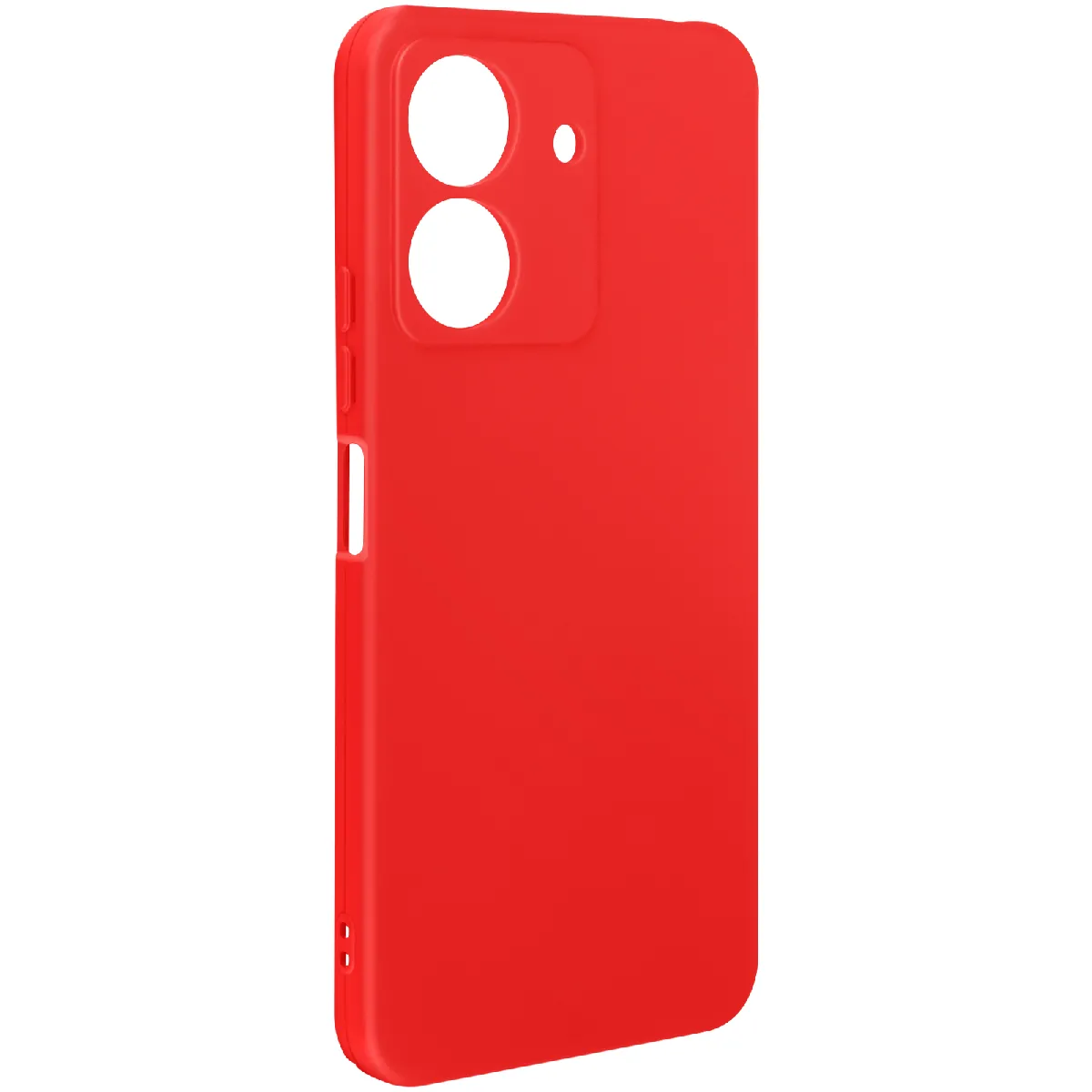 Avizar Rouge Coque Pour Xiaomi Redmi 13C Semi-Rigide Soft-Touch Mat