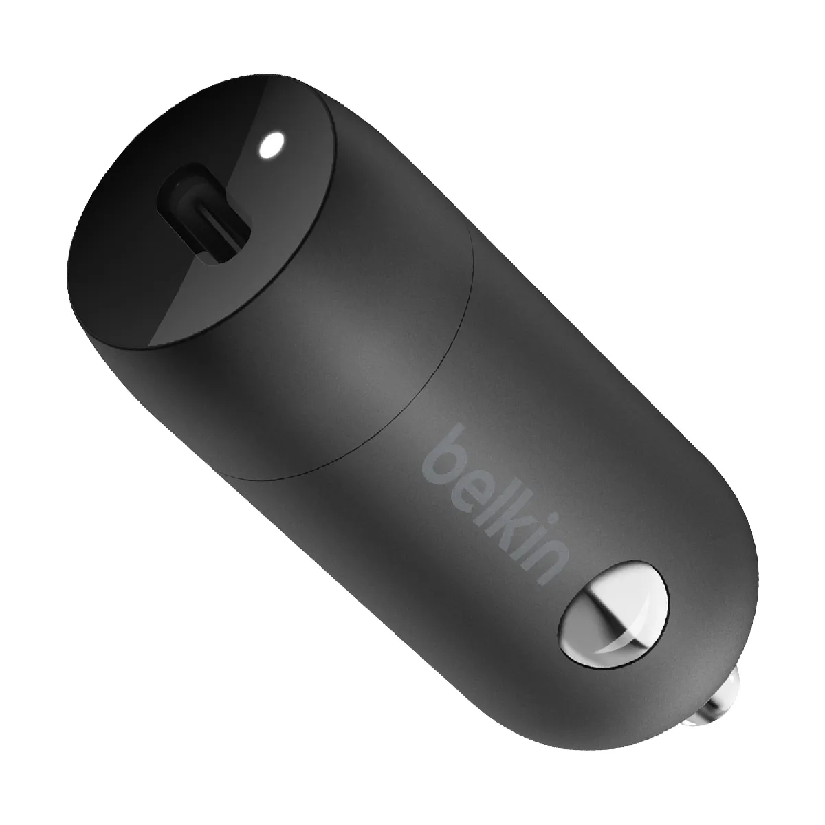 Belkin Chargeur de voiture 1 port USB C sur prise allume cigare avec câble USB C