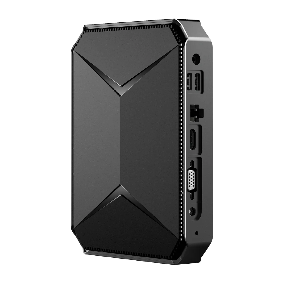 Yonis Noir Mini Pc Windows Linux Ordinateur Double Os Barebone Quad-Core 2.4 Ghz + Micro Sd 16 Go