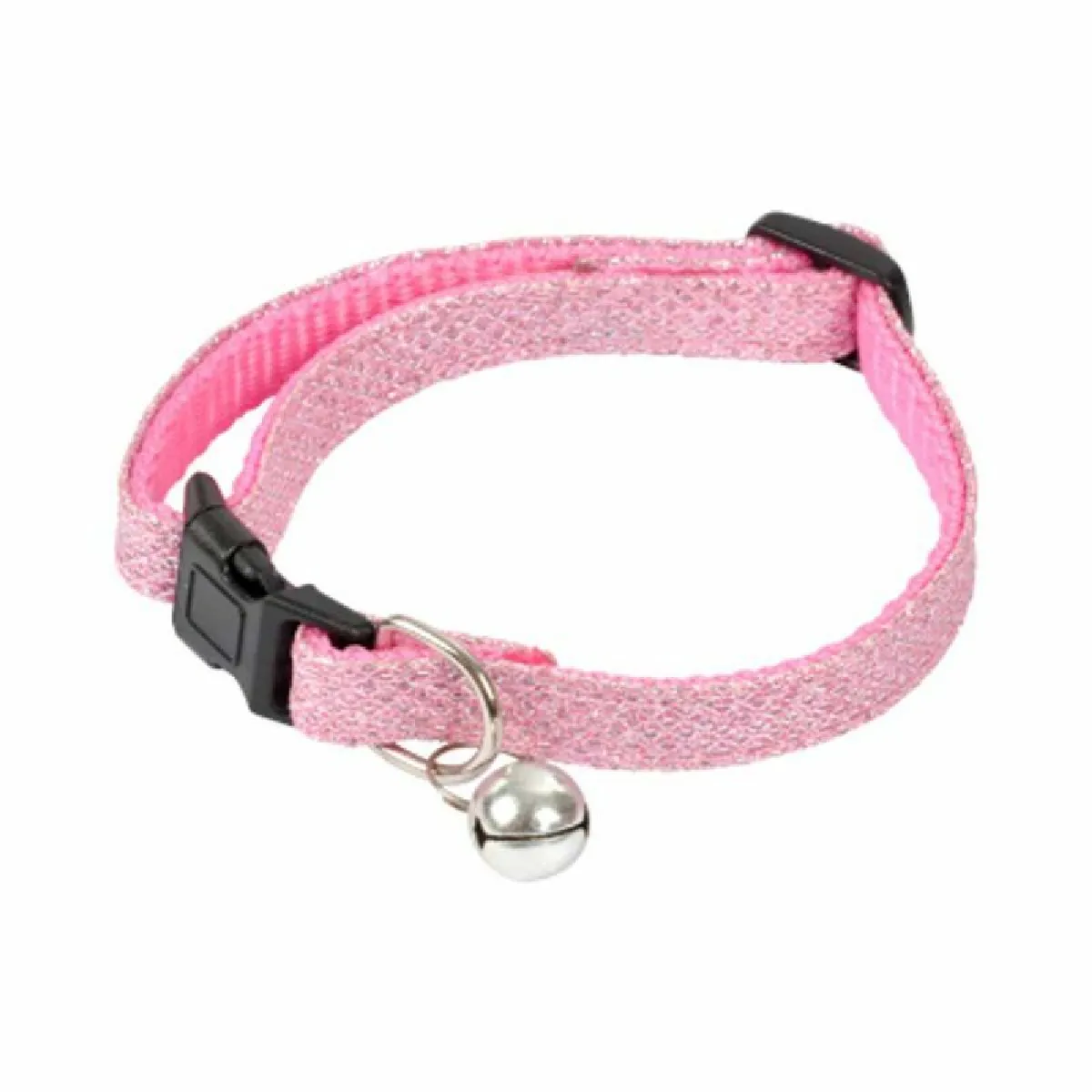 Comparer les prix de Collier pour Chat avec Grelot Glitter 30cm Rose