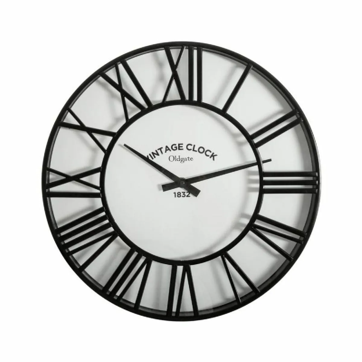 Générique Noir Horloge Murale Vintage