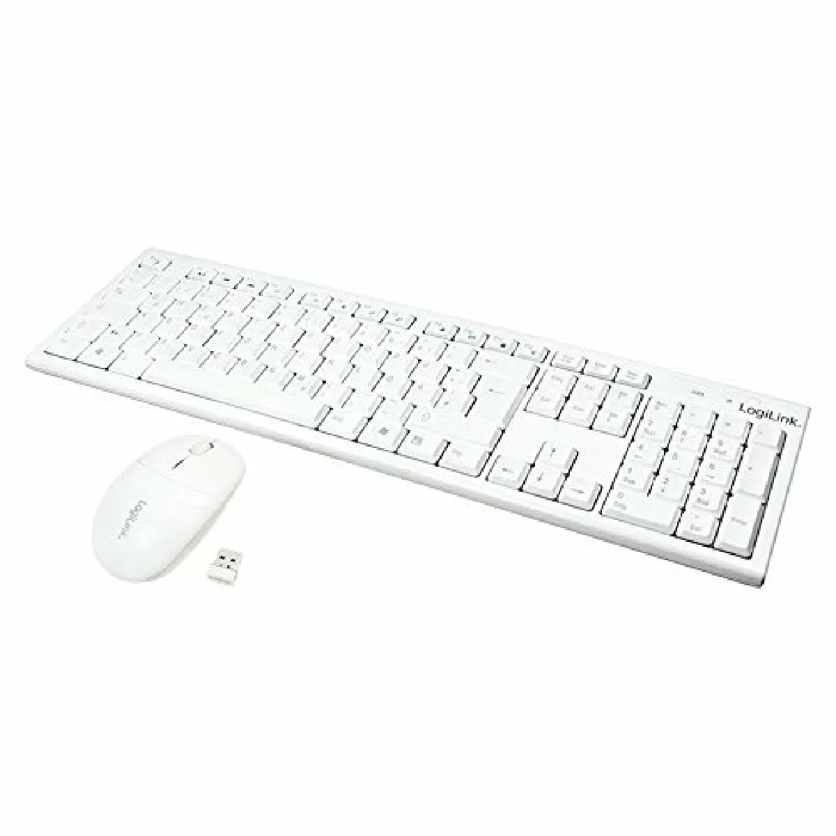 Logilink Blanc Pack Clavier Souris