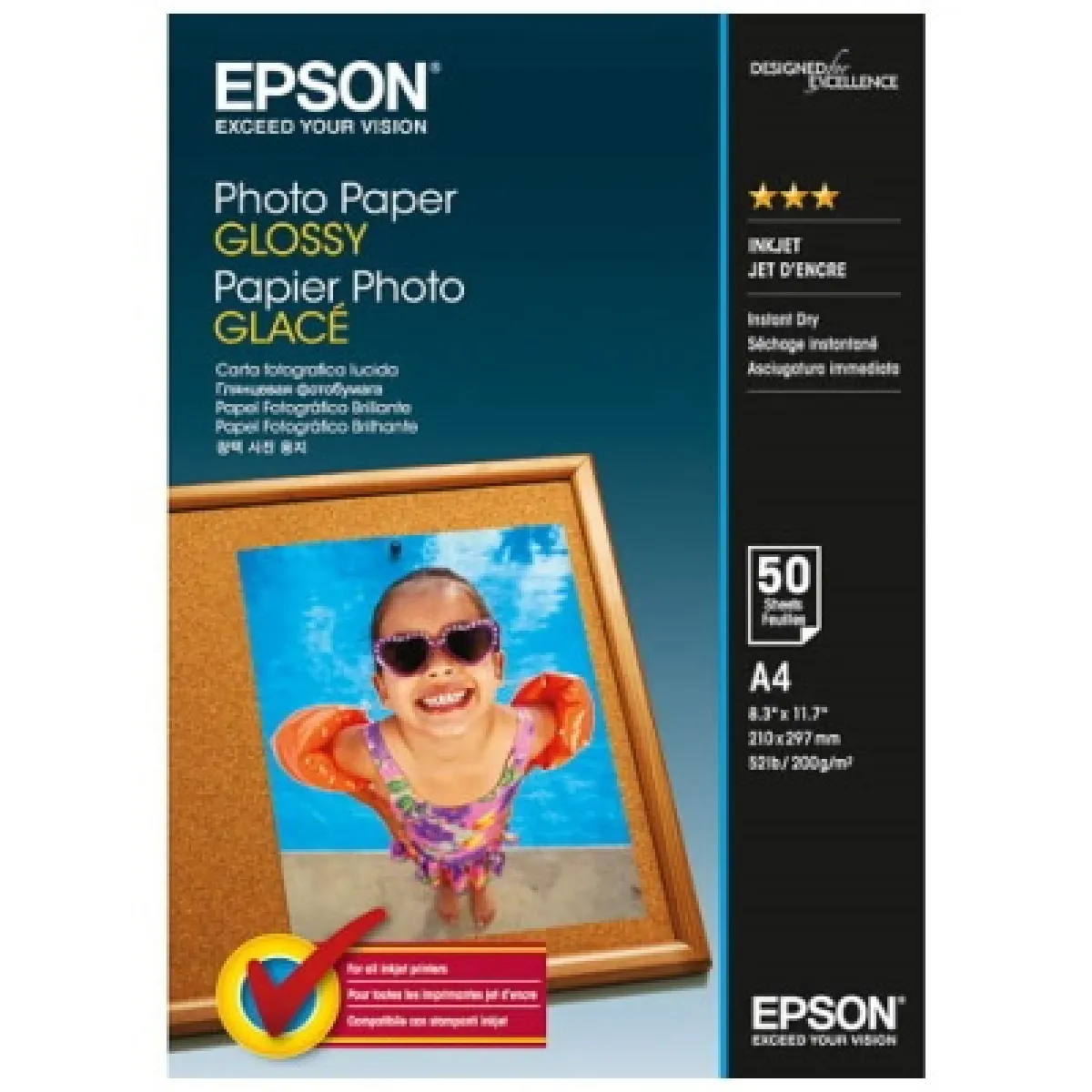 Epson S042539 A4 - 50 feuilles - vue 1
