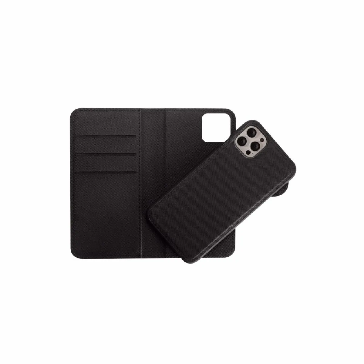 We Noir *** Etui Folio Magnetique Apple Iphone 13 Pro Max - Image 2