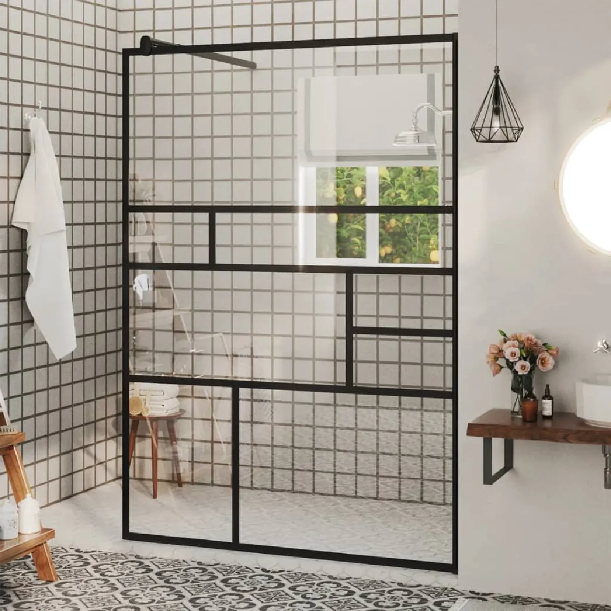 Vidaxl Paroi de douche 115x195 cm - vue 4