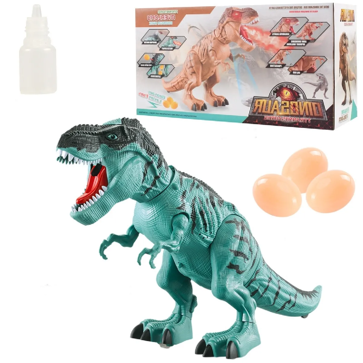 Yonis Bleu Dinosaure Jouet Électrique