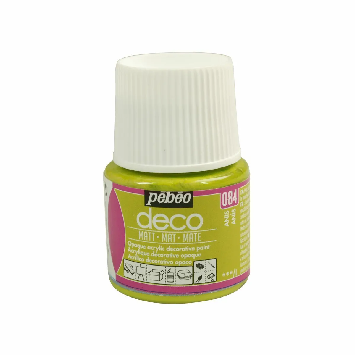 P&eacute;b&eacute;o 204084 D&eacute;co Acrylique Mat 1 Flacon Anis 45 ml