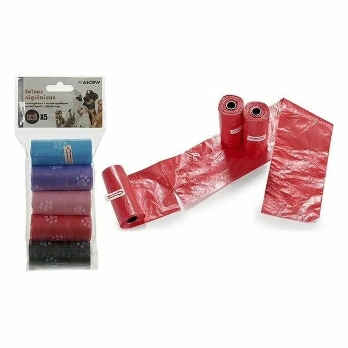 Comparer les prix de Sacs d'hygiène 8430852277800 Animaux de compagnie 5 x 15 Unités