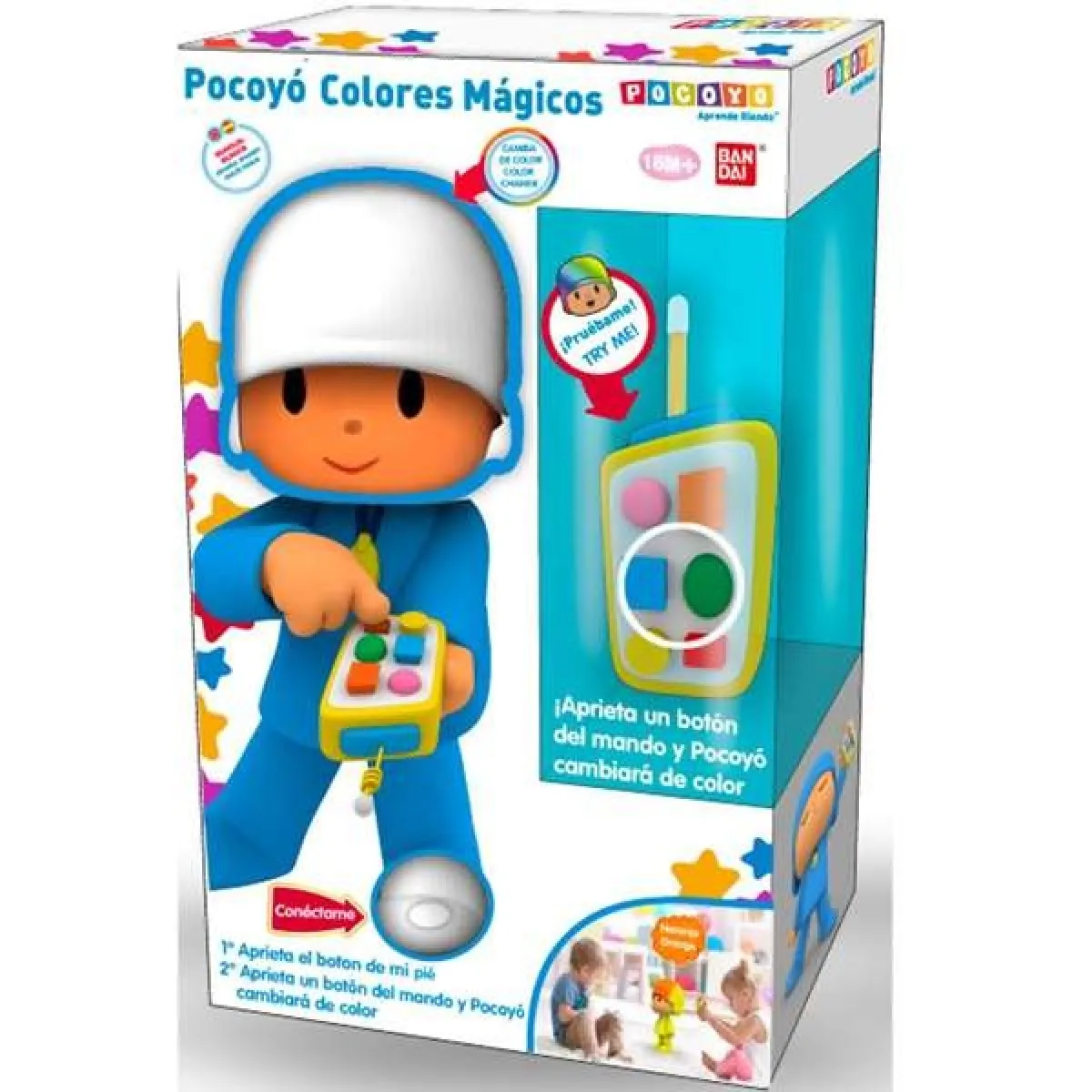 Peluche Bandai TO77500 – Pocoyo Activités Bébé, 25 cm