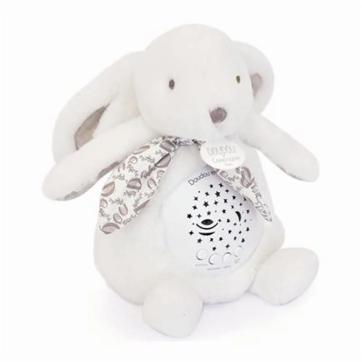 Non Communiqué Multicolore Veilleuse Musicale Lapin Doudou - Blanc - Doudou Et Compagnie - Image 3