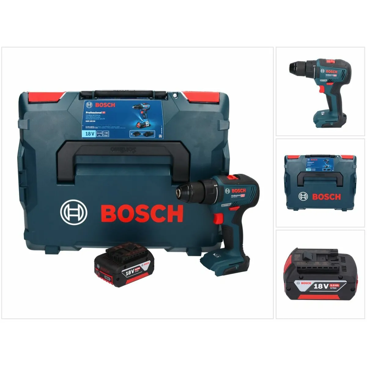 Bosch GSR 18V-55 - 1 batterie 5,0Ah