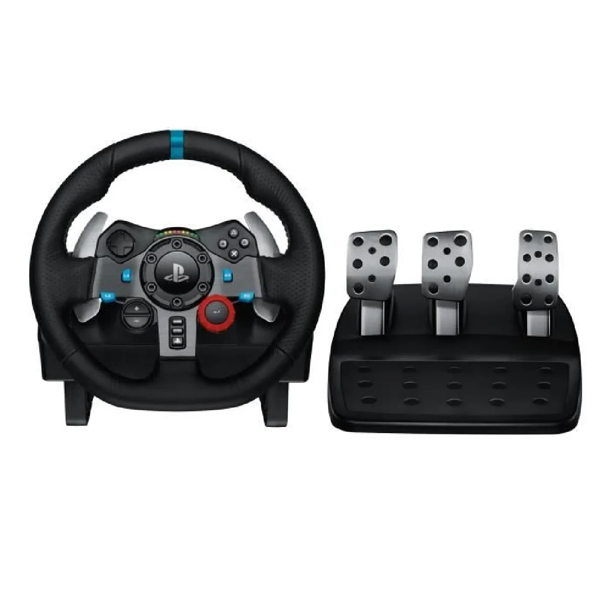 Logitech G Noir Logitech G29 Driving Force Volant De Course - Compatible Ps5 - Ps4 Et Pc - Neuf - Image 5