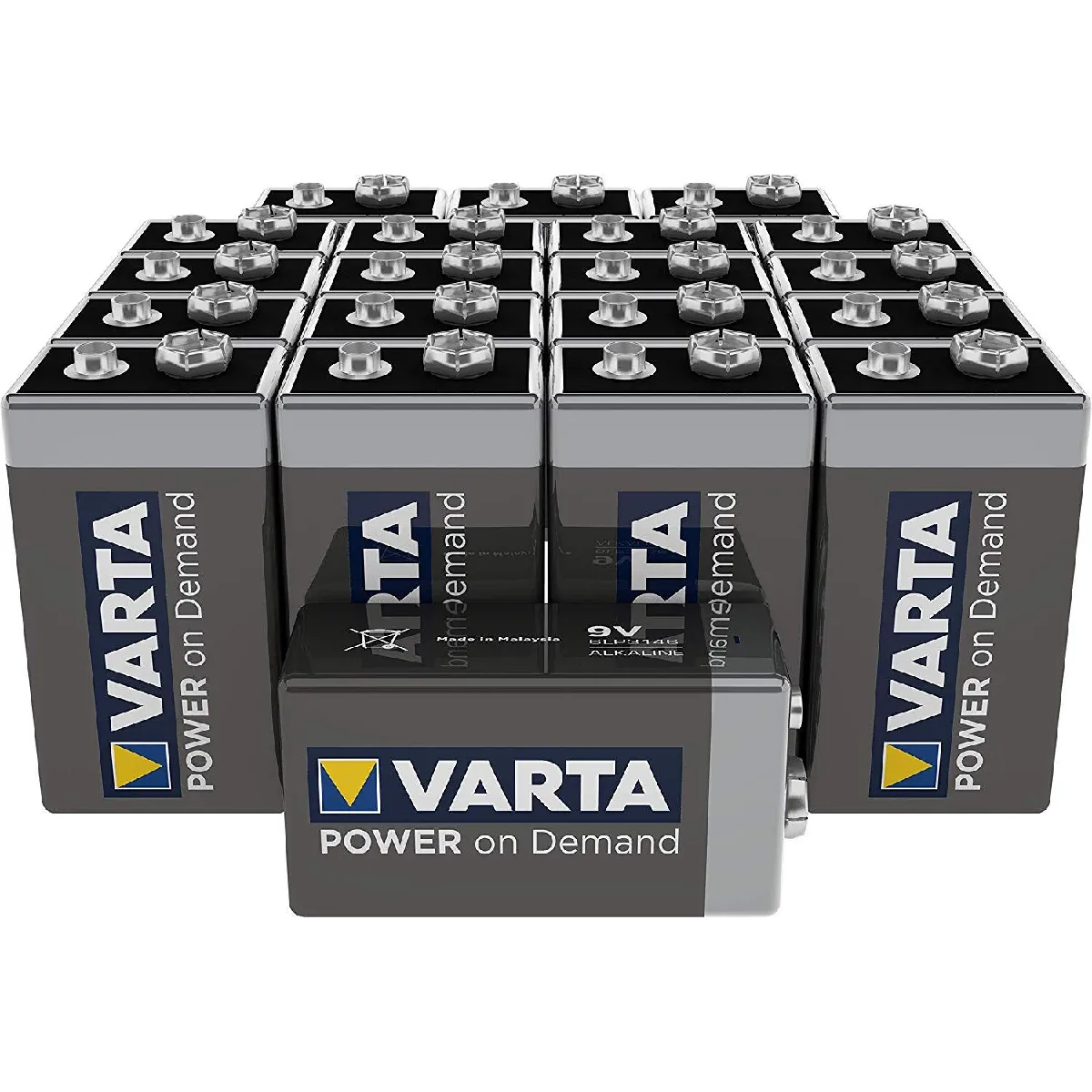 VARTA Power on Demand 9V 20 unités
