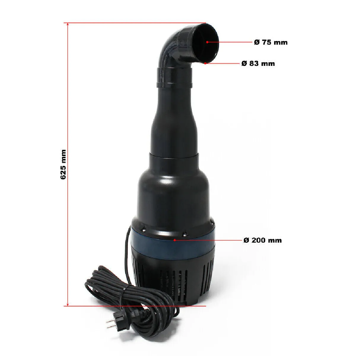 Comparer les prix de Pompe à eau de bassin filtre filtration cours d'eau eco aquarium petit étang eco à haut rendement 22000l/h 95 watts 16_0002096