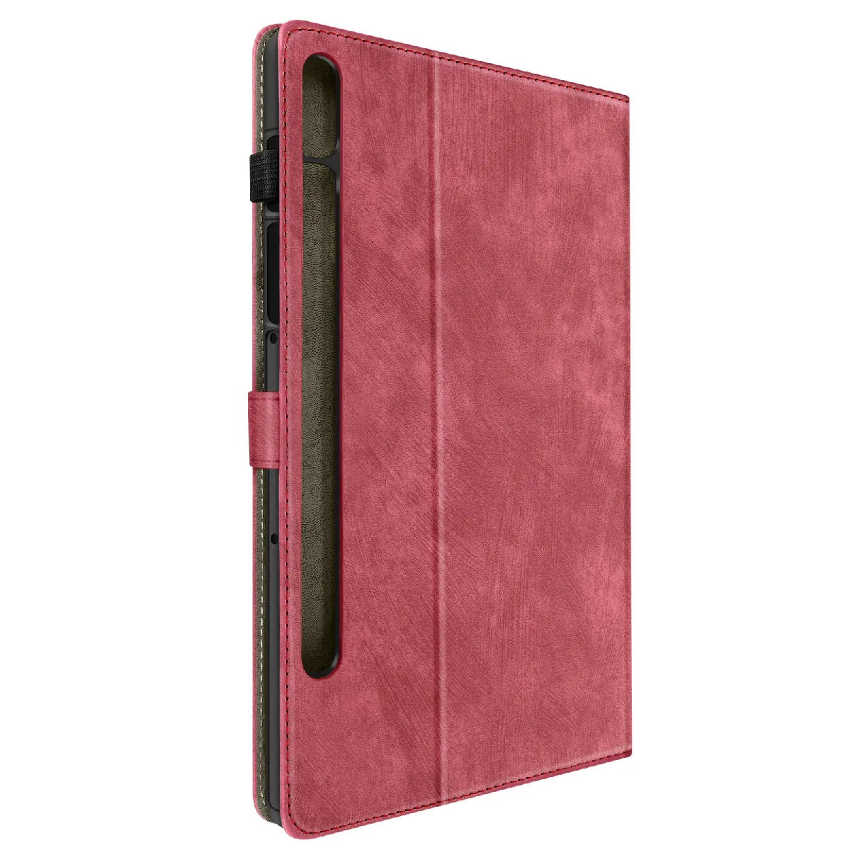 Avizar Rouge Étui Pour Samsung Galaxy Tab S9 Et Tab S9 Fe Porte-Cartes Support Vidéo