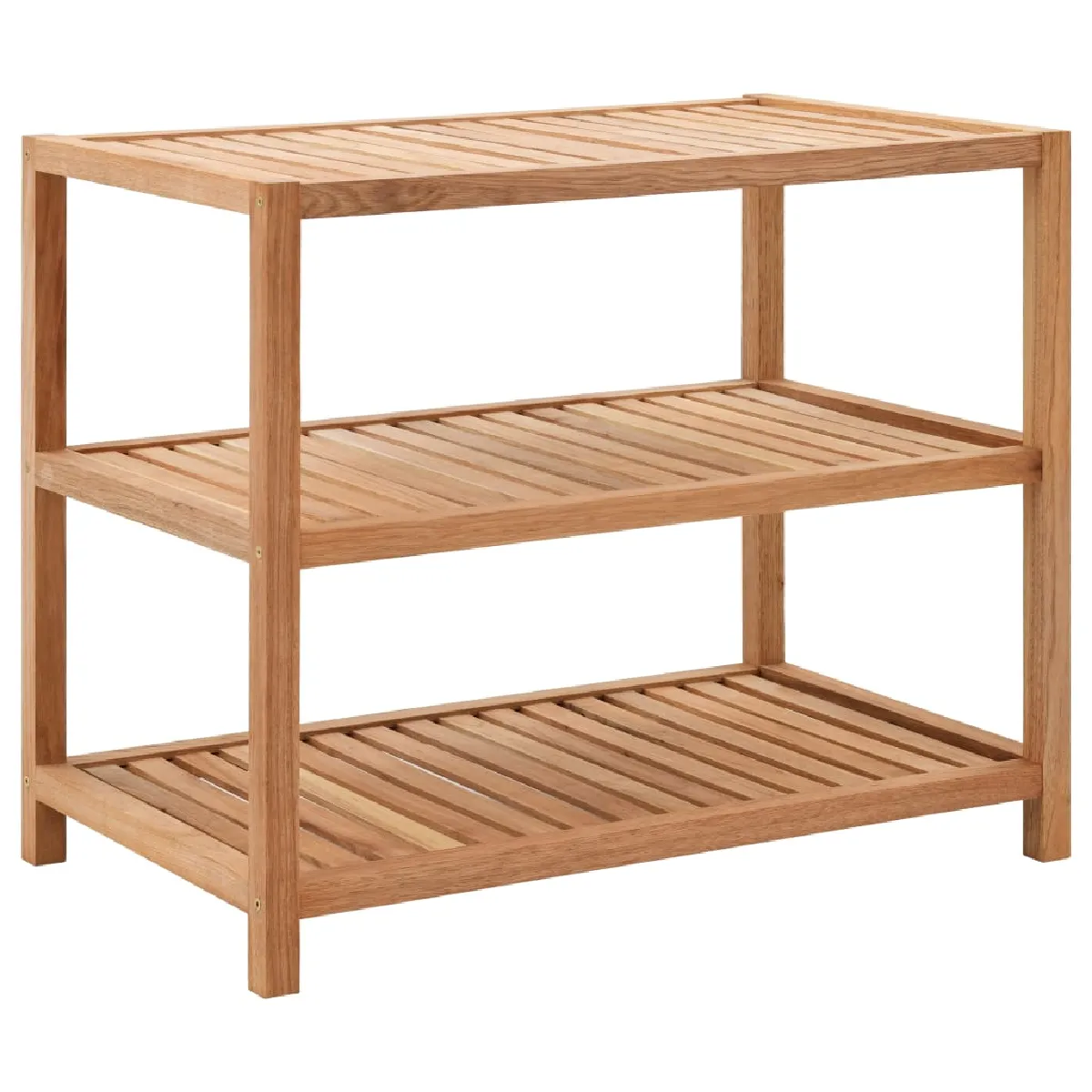 vidaXL Étagère salle de bain Bois de noyer