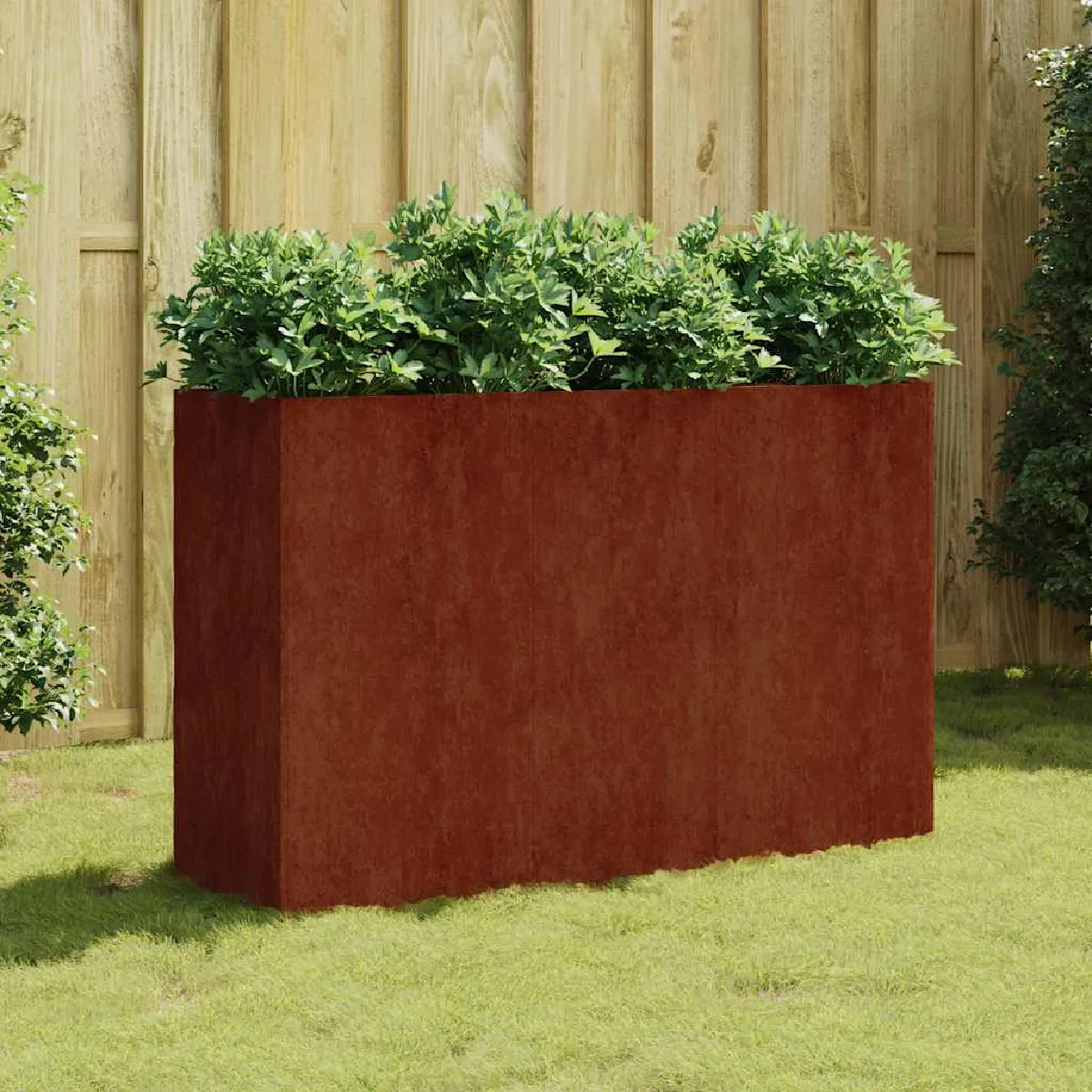 vidaXL Lit surélevé de jardin acier corten