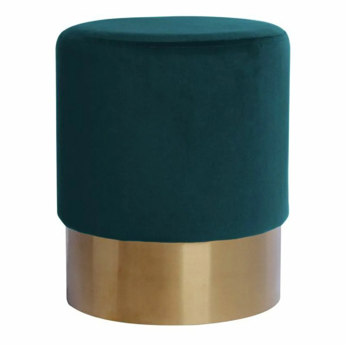 Paris Prix Vert Pouf Rond Design Nano 42Cm Foncé - Image 3
