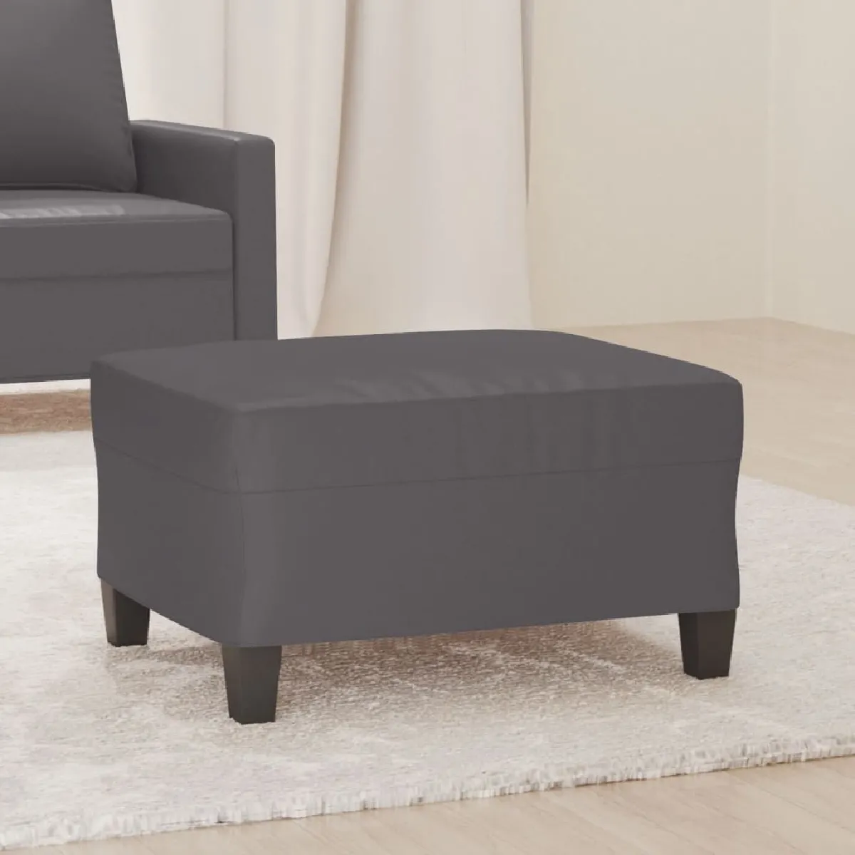vidaXL - Tabouret - 70x55x41 cm - Gris - Image 2