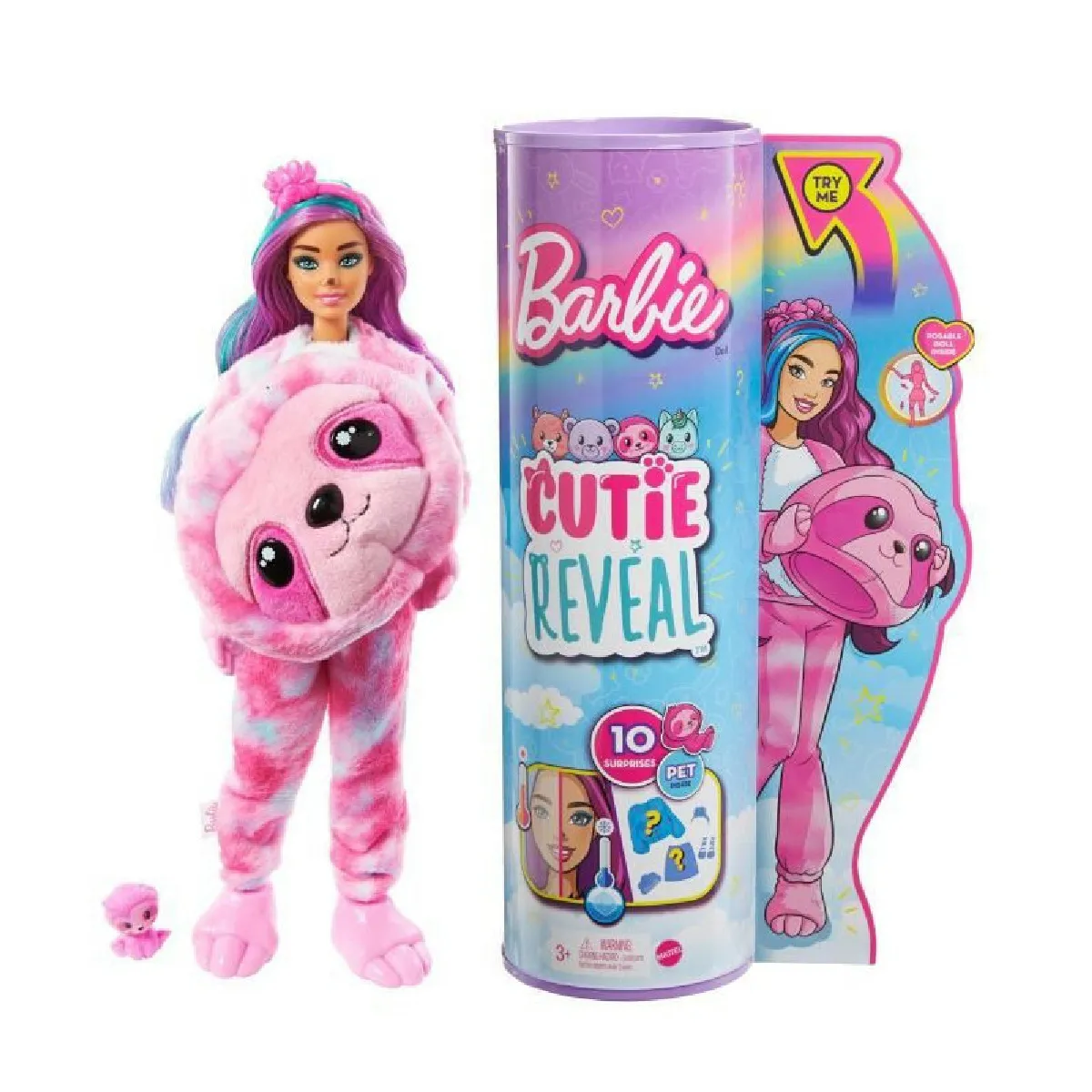 Barbie Cutie Reveal Paresseux