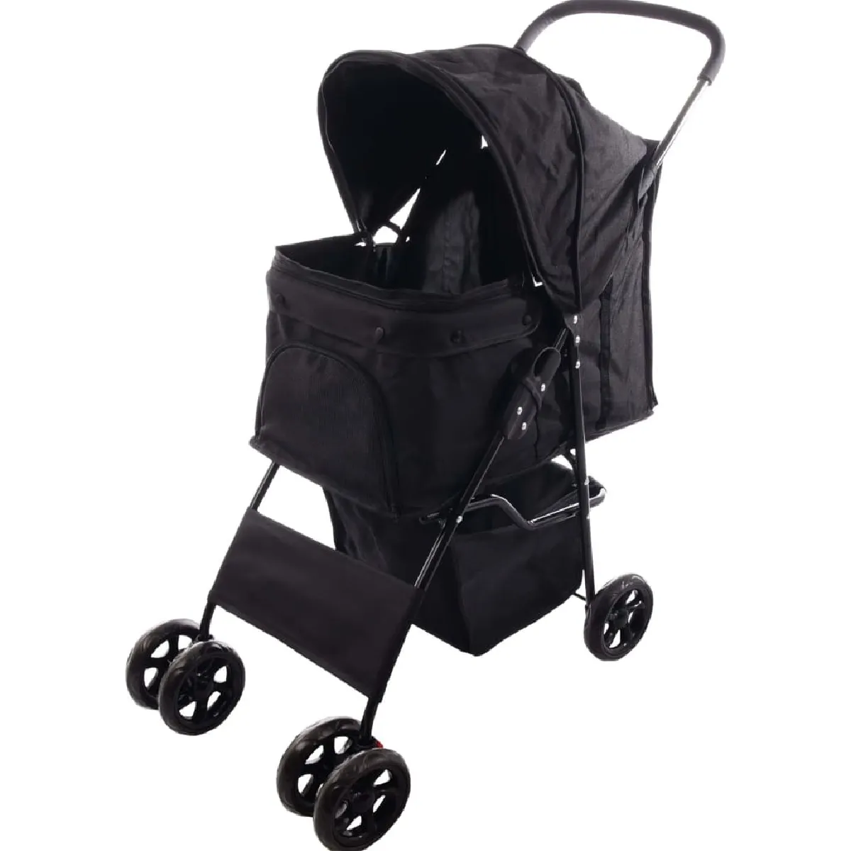Flamingo Noir Poussette Pour Chien Anda