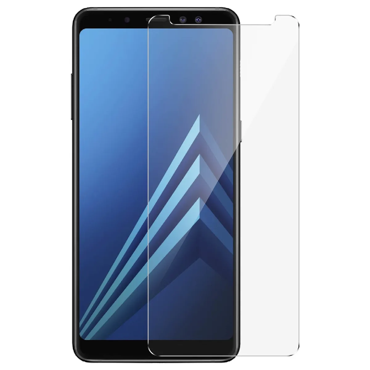 Avizar Film Galaxy A8 Verre Trempé Protection Ecran 9H Anti-Explosion Transparent