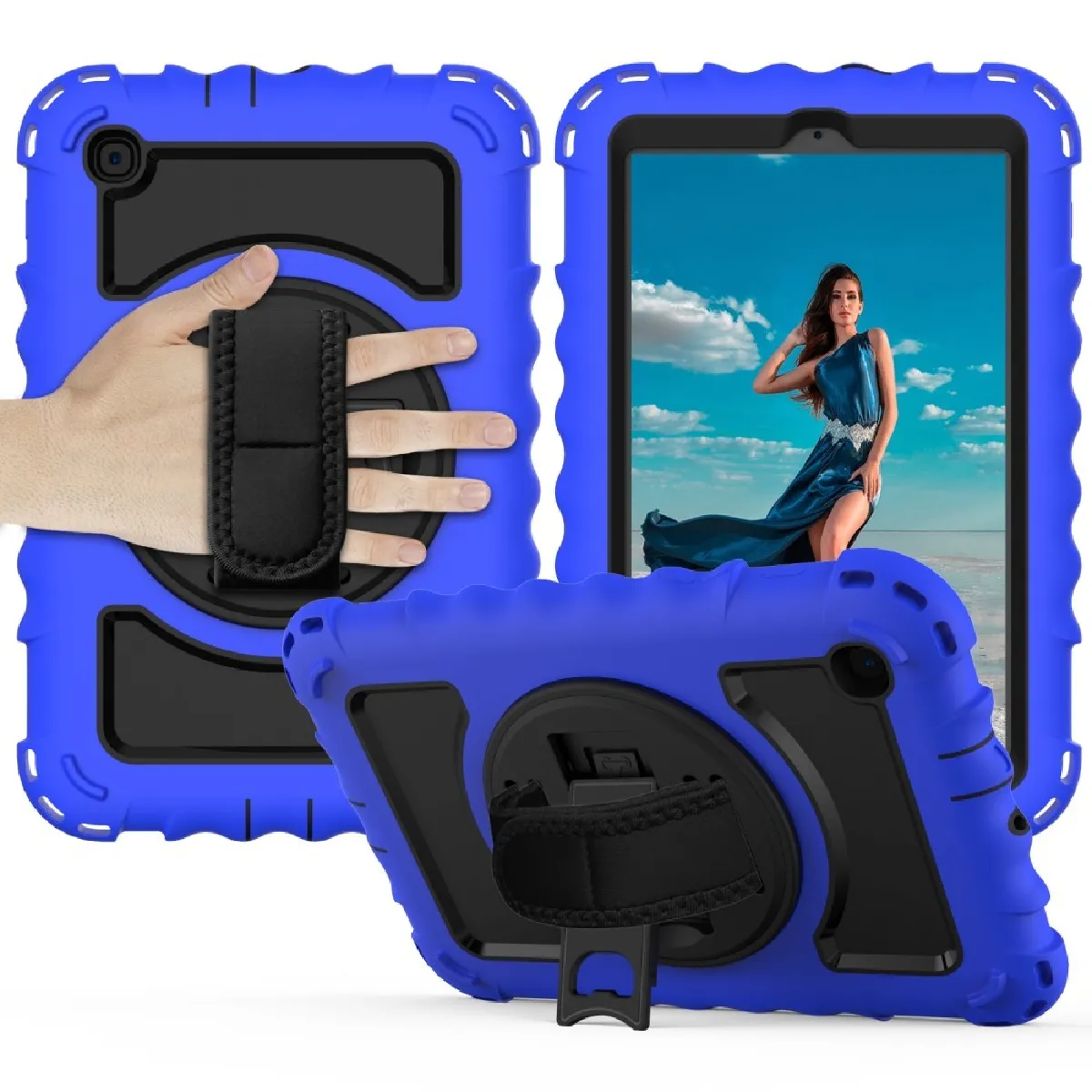 Générique Coque Tablette En Tpu Avec Sangle Pour Samsung Galaxy Tab A 8.4 (2020) - 8,4 Pouces