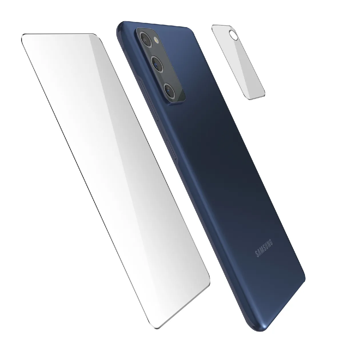 Avizar Film Galaxy S20 Fe Protection Écran Et Caméra Arrière Verre Trempé Transparent