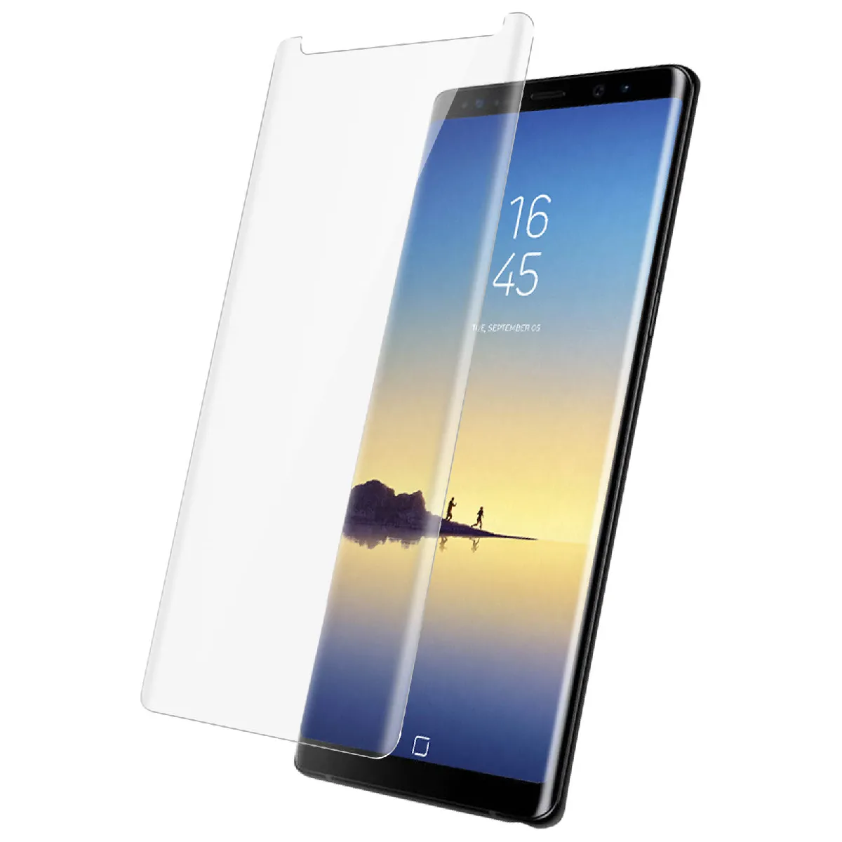 Film Galaxy Note 8 Verre trempé Incurvé + Kit Lampe LED + Liquide adhésif Film Galaxy Note 8 Verre trempé Incurvé + Kit Lampe LED + Liquide adhésif