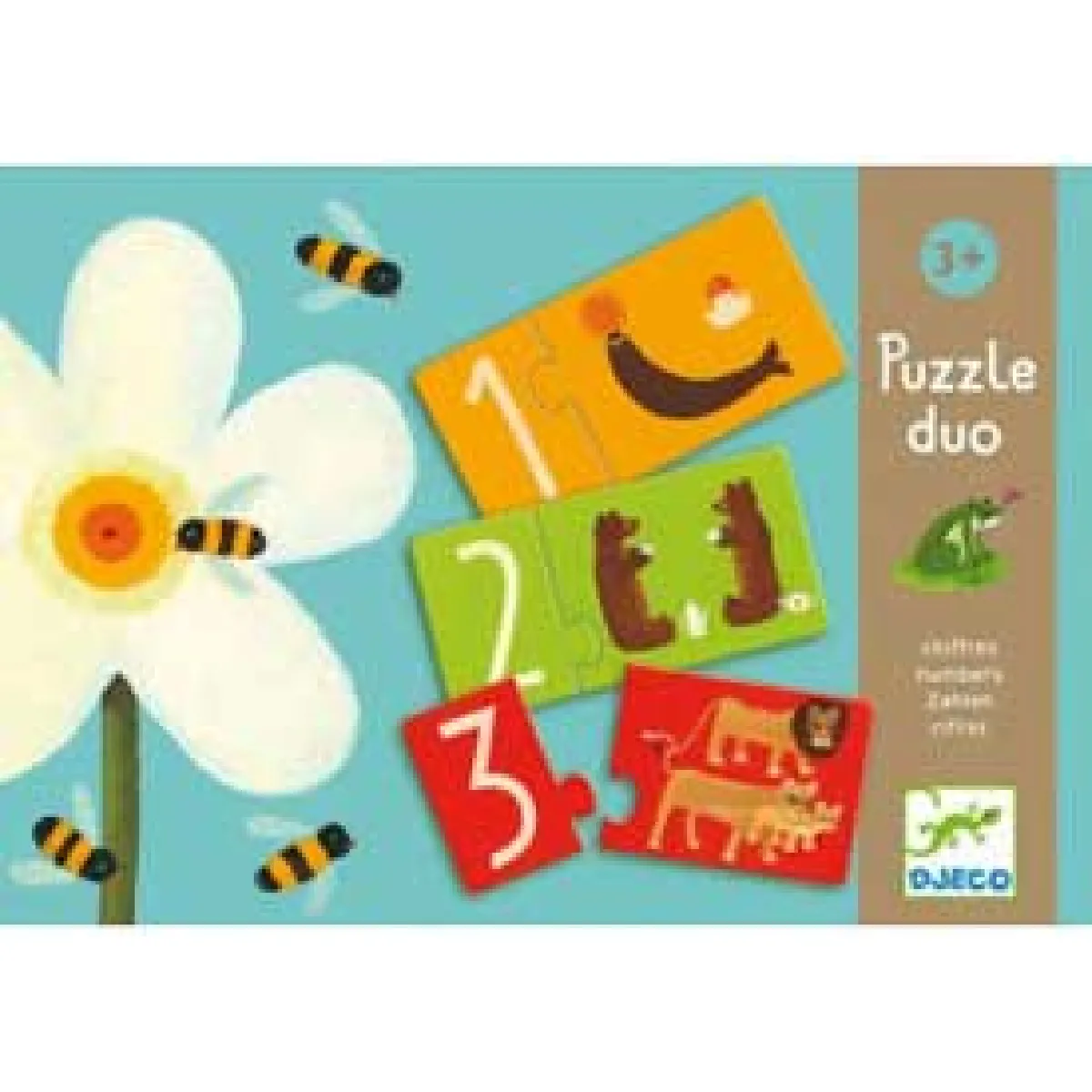 Djeco Puzzle éducatif Duo chiffres