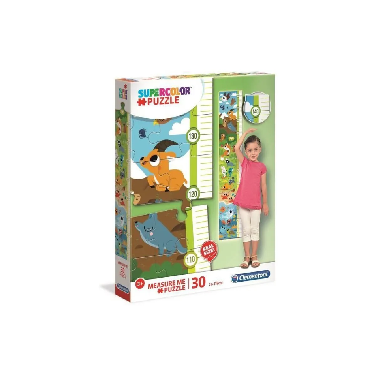 Clementoni Puzzle Toise 30 Pièces Animaux