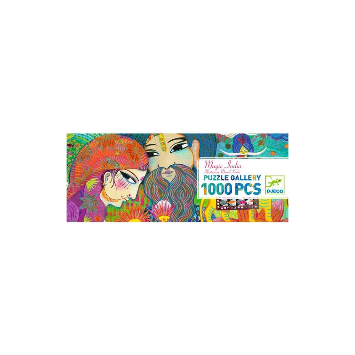 Djeco Puzzle gallery Magic India 1000 pièces