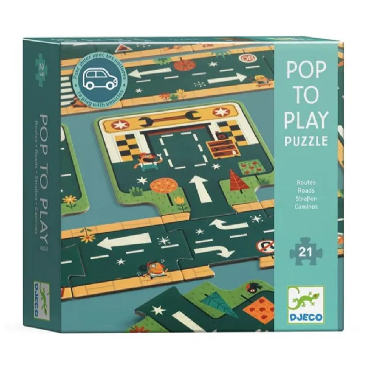 Djeco - Pop to Play - Construction Circuit - Garçon et Fille - Image 5