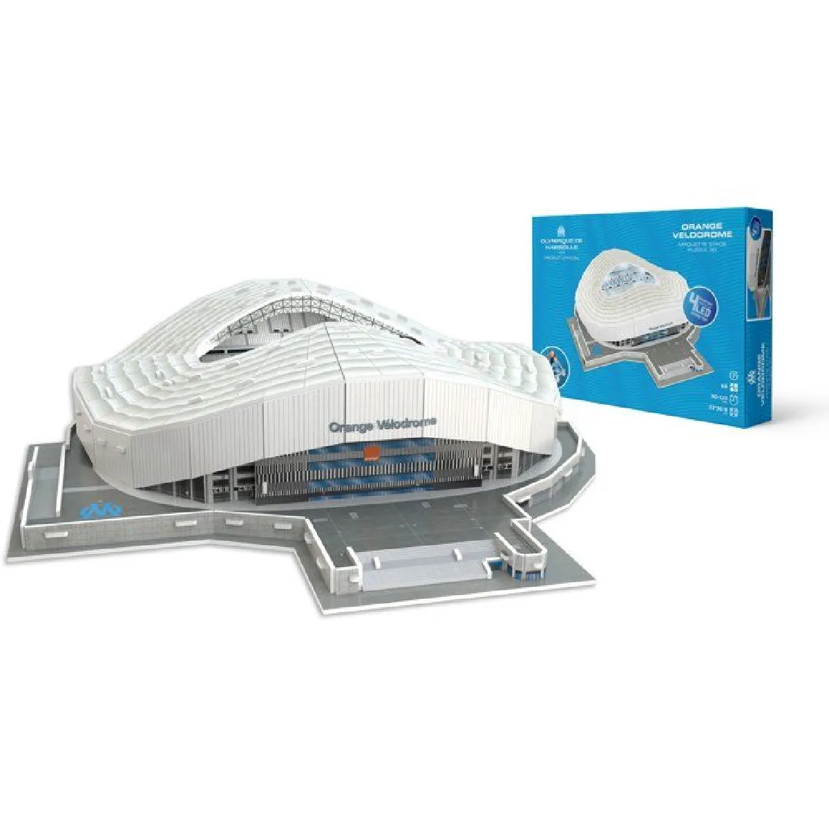 Megableu Puzzle 3D stade Olympique de Marseille - 70 pièces Megableu Puzzle 3D stade Olympique de Marseille - 70 pièces