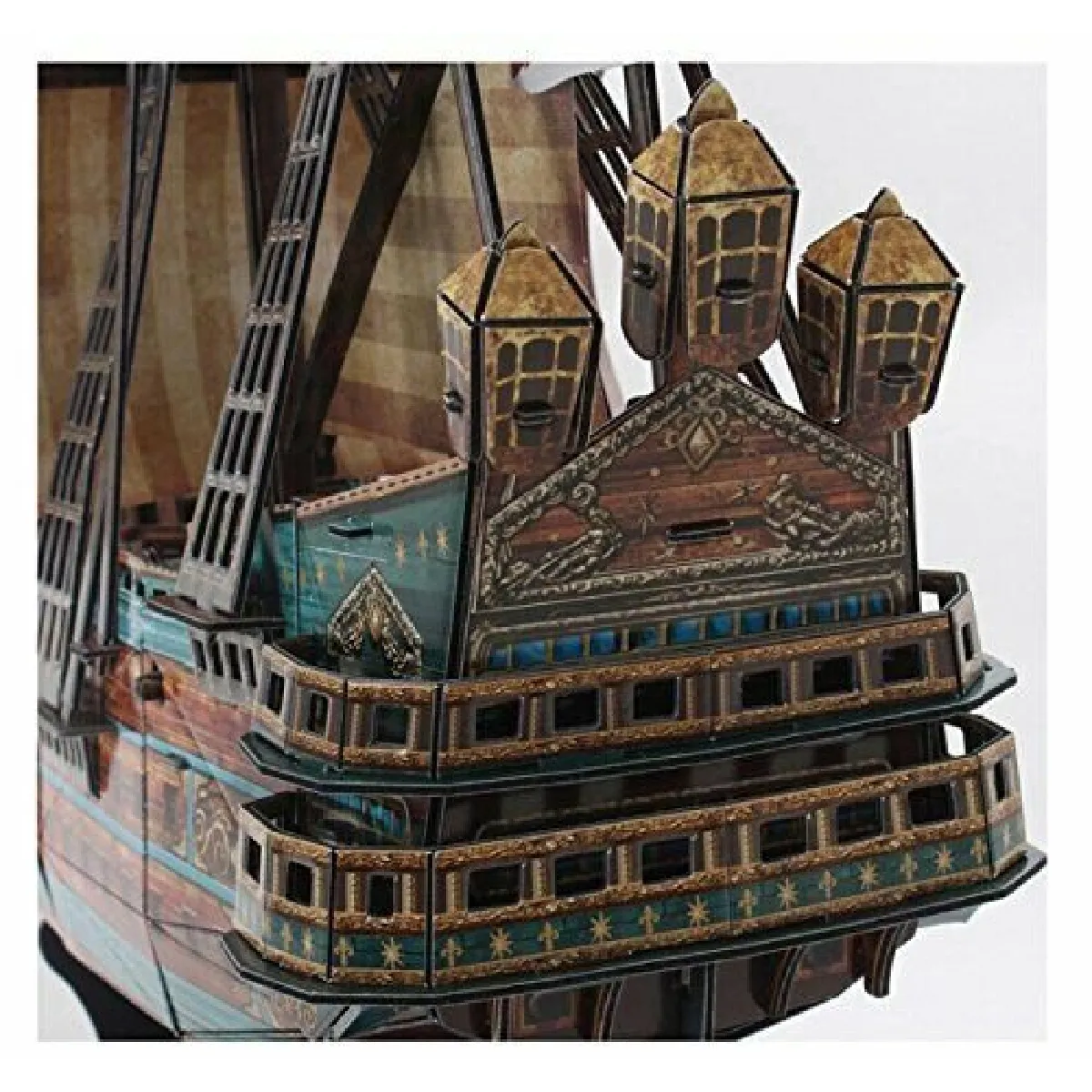 Puzzle 3D Maquette Bateau Santa Maria - 130 Pièces à Construire Pour Enfants Et Adultes