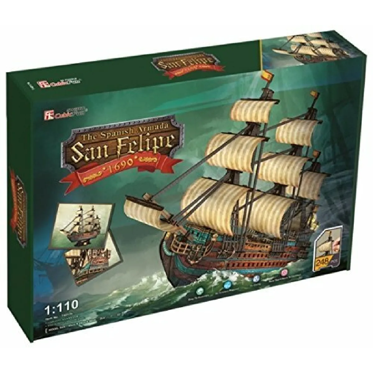 Cubicfun Puzzle 3D bateau San Felipe Cubicfun Puzzle 3D bateau San Felipe