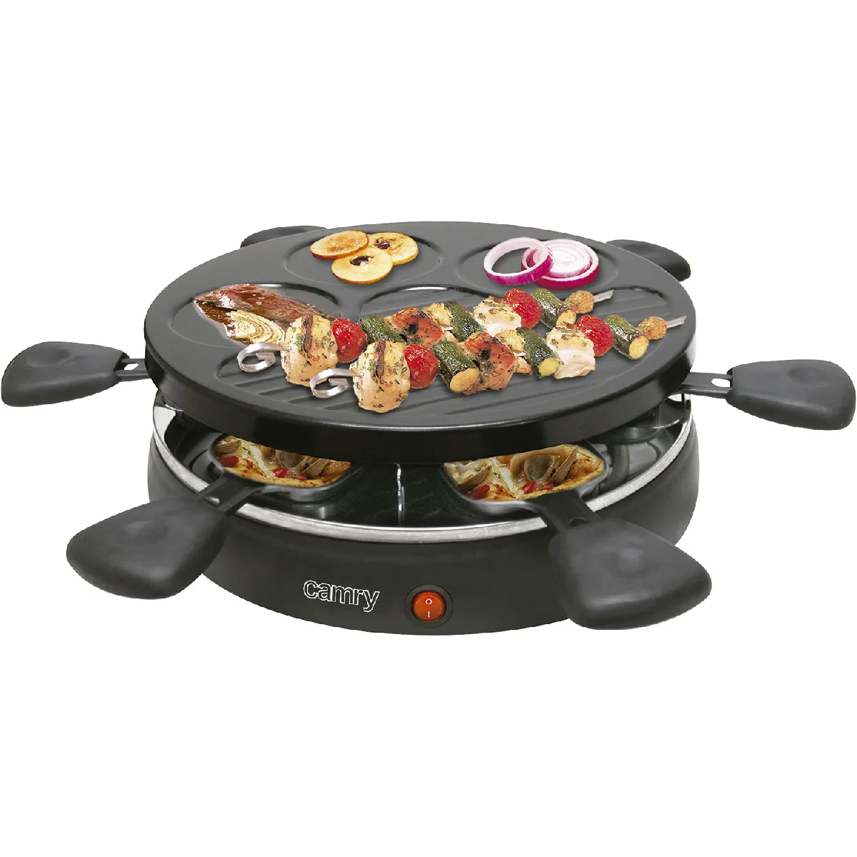 Camry Noir Cr 6606 Grill Raclette, Multicolore, Taille Unique - Image 3