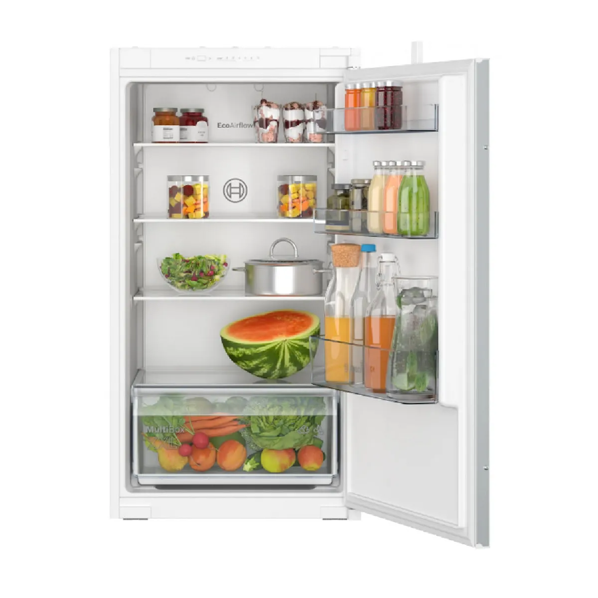 R&eacute;frig&eacute;rateur 1 porte int&eacute;grable &agrave; glissi&egrave;re 165l - BOSCH - KIR31NSE0