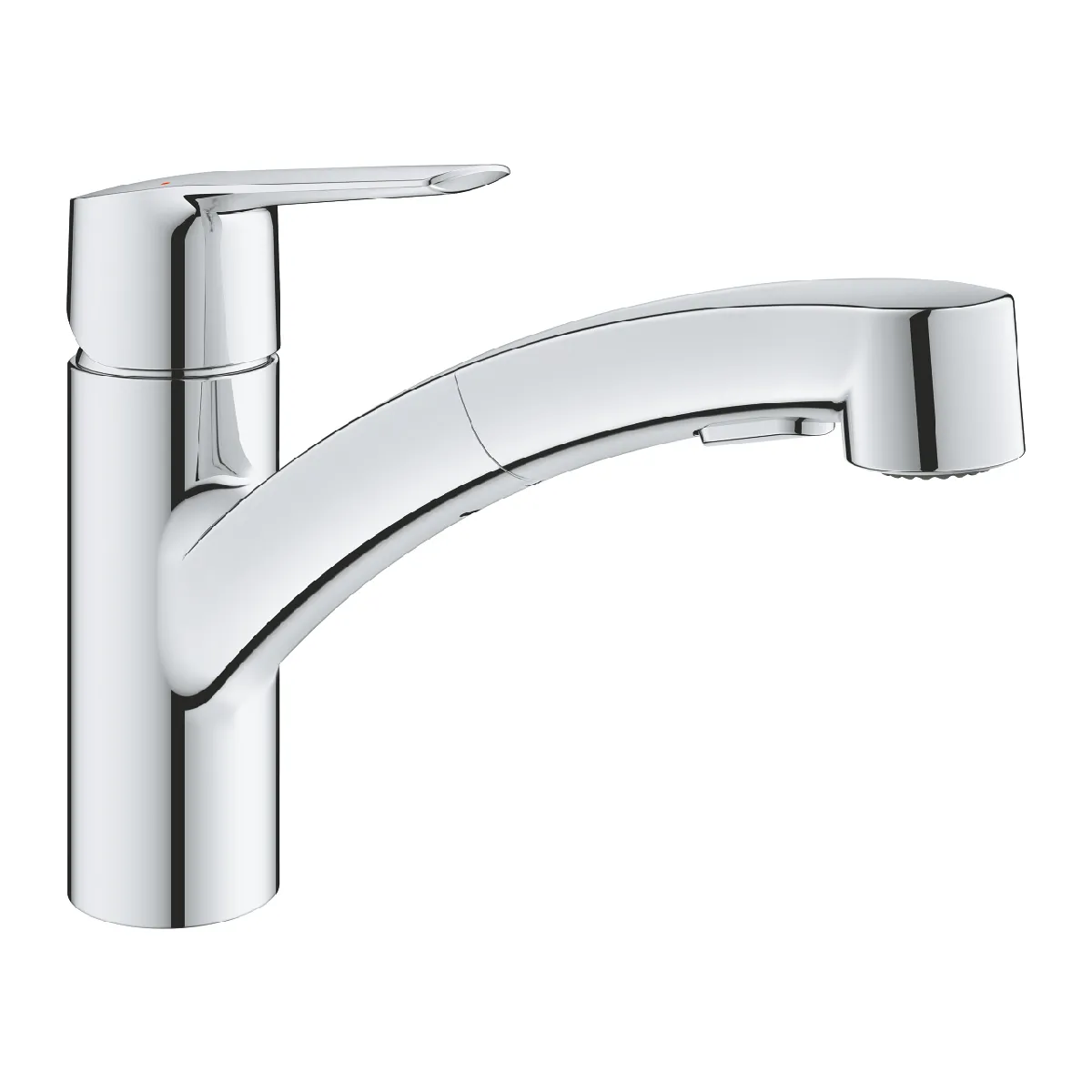 Douchette Extractible Grohe Gigogne 46924 – Chromée, Super Acier, 190 Mm