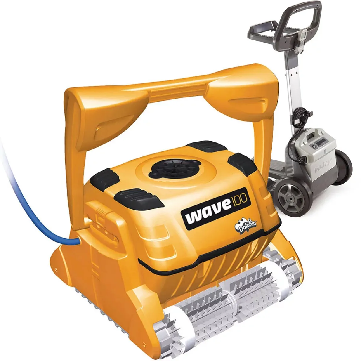 DOLPHIN BY MAYTRONICS Robot electrique de piscine professionnel 25m brosse combin&eacute;e - WAVE 100 - DOLPHIN