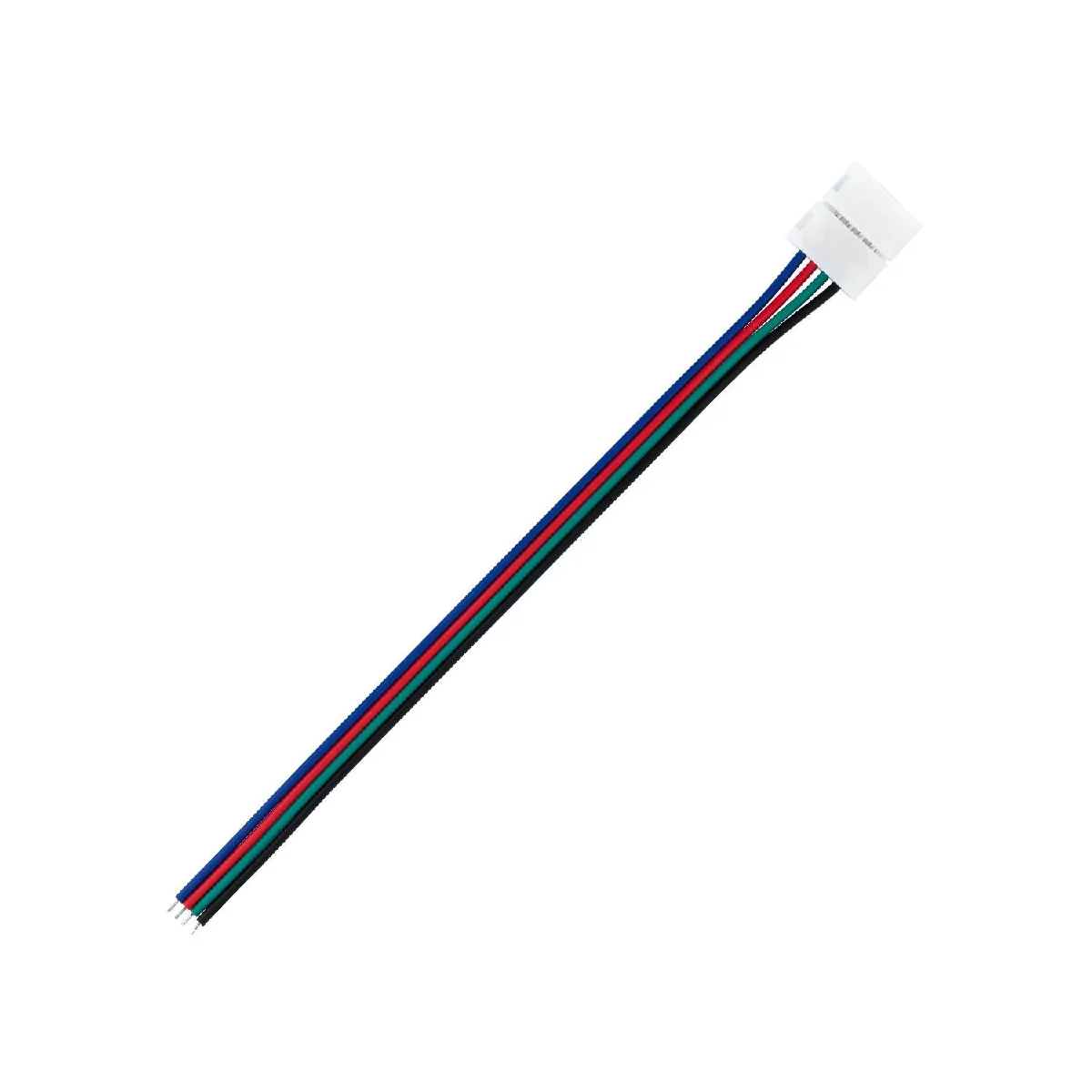 Câble Connecteur Rapide Ruban Led 1224v Dc Rgb 10mm 4 Broches - vue 2